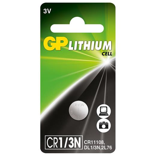 Gp Gpcr1-3N 3V Cr11108-2L76-Dl1-3N Lityum Cell Hafıza Düğme Pil Tekli Paket(420.10.40.0001)