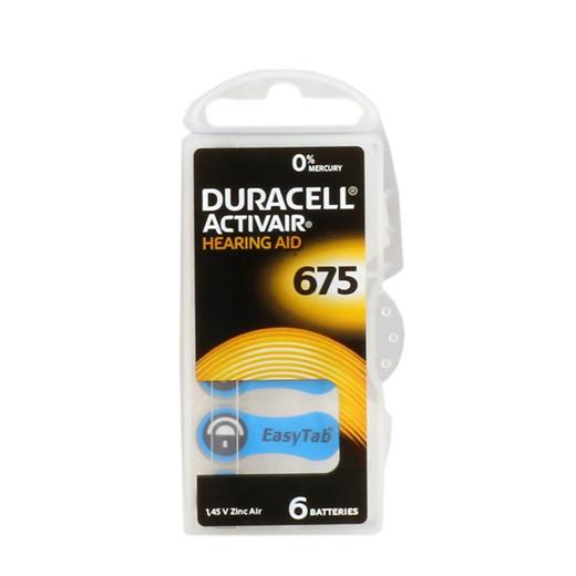 Duracell 675 Numara Düğme Kulaklık Pili İşitme Cihazı İçin 6Lı Paket(420.10.50.0004)