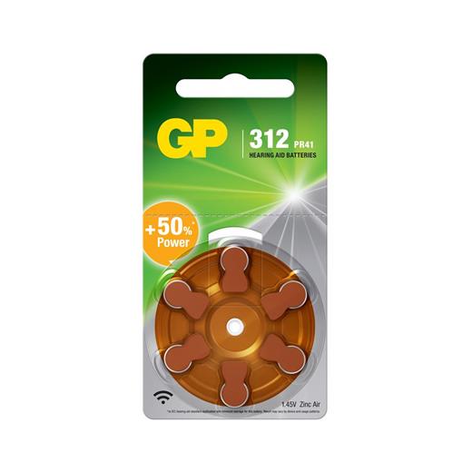 Gp Za312 1.4V Düğme Kulaklık Pili  6Lı Paket(420.10.50.0007)