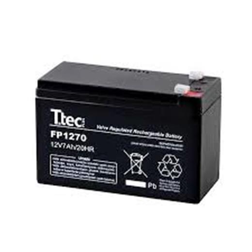 Ttec 12V 7Ah-20Hr Bakımsız Kuru Akü 2Kg Ups Uyumlu(420.20.10.0039)