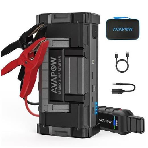 Avapow A68 32000Mah 6000A(2Vden Düşük Aküyü Çalıştıran) Jump Starter Taşınabilir Akü Takviye Kiti(420.20.10.0069)