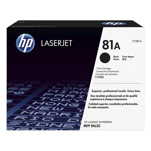 Hp 81A Black Siyah 10.000 Sayfa Toner Cf281A(450.10.10.0327)