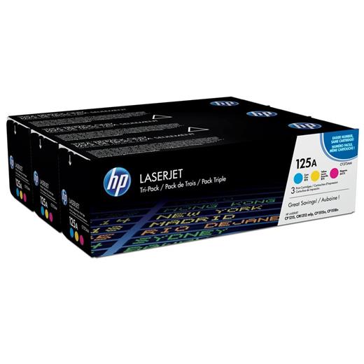 Hp 125A Mavi-Kırmızı-Sarı 3Lü Takım Toner Cf373Am Cb541A-Cb542A-Cb543A(450.10.10.0369)