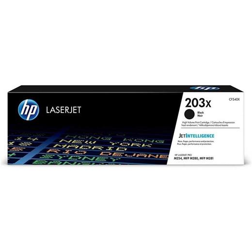 Hp 203X Black Siyah Yüksek Kapasite 3.200 Sayfa Toner Cf540X(450.10.10.0414)