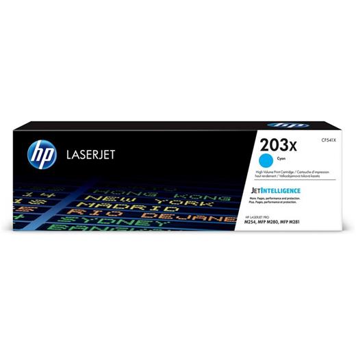 Hp 203X Cyan Mavi Yüksek Kapasite 2.500 Sayfa Toner Cf541X(450.10.10.0416)