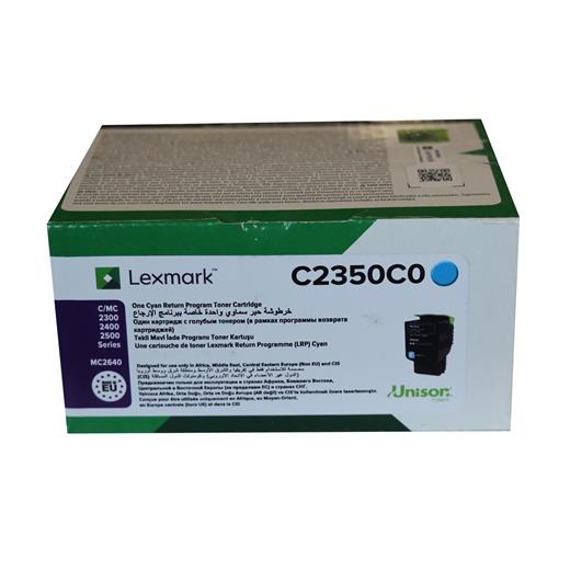 Lexmark C2350C0 1.000 Sayfa Cyan Mavi Toner C2325-2425-2535 Mc2325-2425-2535-2640(450.10.10.0594)