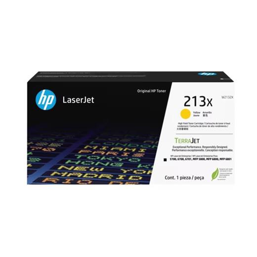 Hp 213X Yellow Sarı 6.000 Sayfa Toner W2132X(450.10.10.0605)