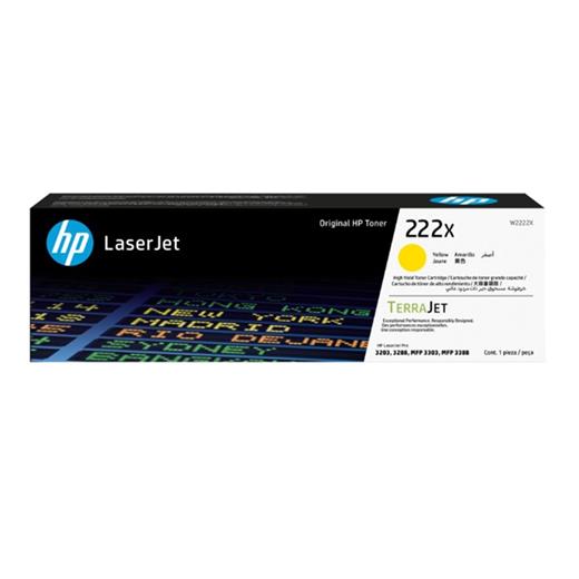 Hp 222X Yellow Sarı 2.500 Sayfa Toner W2222X(450.10.10.0626)
