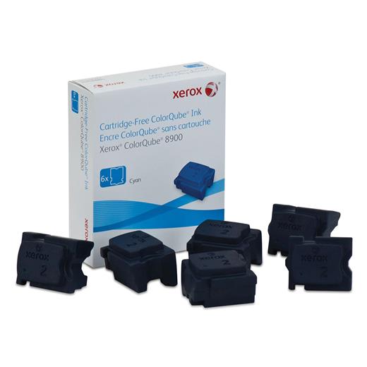 Xerox 108R01022 Colorqube 8900 Genuine Solid Ink Cyan Mavi 6 Stick(450.10.10.0969)