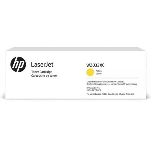 Hp W2032Xc Yellow Sarı 6.000 Sayfa Toner Taahhütlü Proje Ürünü(450.10.10.1123)