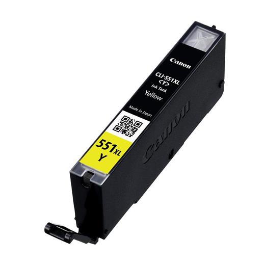 Canon Clı-551Xl Y Yellow Sarı Yüksek Kapasiteli Mürekkep Kartuş Ip7250 Mx925(450.10.20.0073)