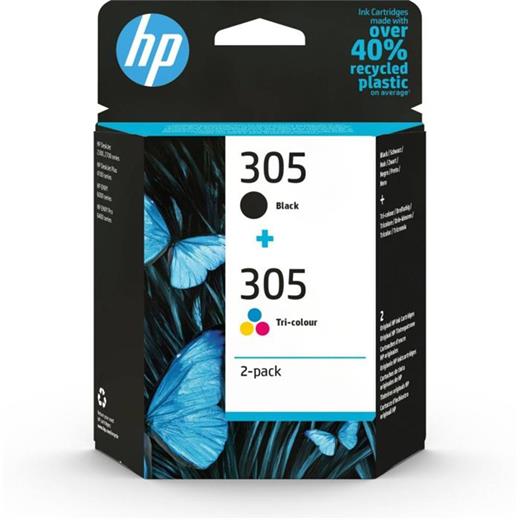 Hp 305 Black-Color Siyah-Renkli Multi Paket 6Zd17Ae(450.10.20.0379)