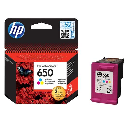 Hp 650 Color Renkli Kartuş Cz102Ae(450.10.20.0478)
