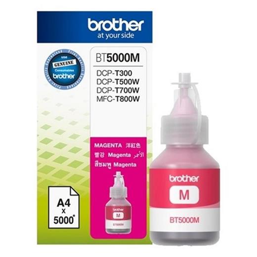 Brother Bt5000M Magenta Kırmızı 5.000 Sayfa Şişe Mürekkep Dcp-T300-310-500-510-700-710 Mfc-T800(450.10.40.0002)