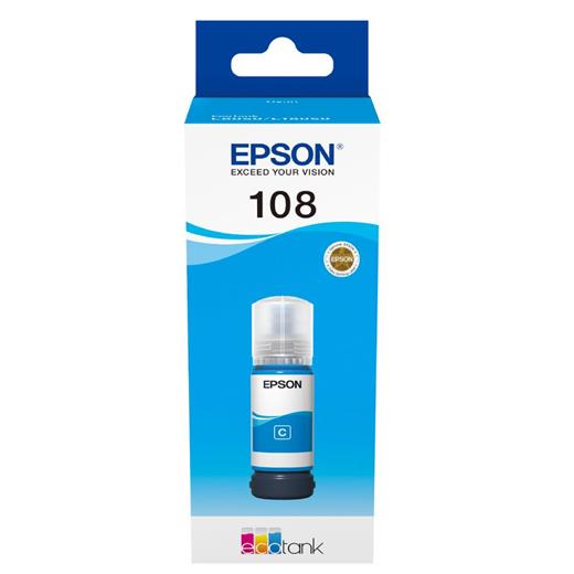 Epson T09C2 108 Cyan Mavi Şişe Mürekkep T09C24A L18050-L8050(450.10.40.0077)