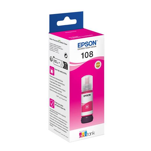 Epson T09C3 108 Magenta Kırmızı Şişe Mürekkep T09C34A L18050-L8050(450.10.40.0078)
