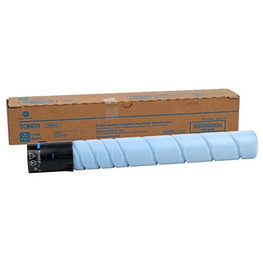 Konica Minolta Tn-221C Cyan Mavi Orjinal Fotokopi Toneri Bizhup C227-287-367 21.000 Sayfa (450.20.10.0226)