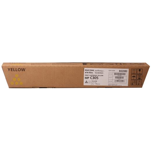 Ricoh Mp C305 Yellow Sarı Orjinal Fotokopi Toneri Mp C305Sp-305Spf 4.000 Sayfa(450.20.10.0333)