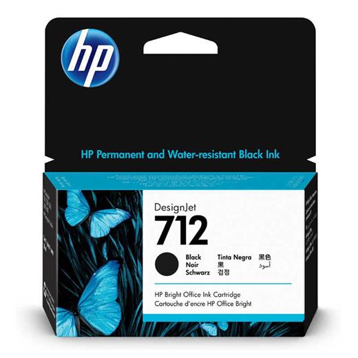 Hp 712 Black Siyah 38Ml Plotter Kartuşu 3Ed70A(450.50.10.0163)