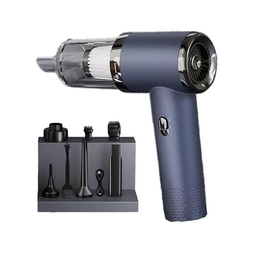 Enkado Raca Vacuum  Mavi  Şarjlı 2 Kademeli 12.000 Pa  Üflemeli El Araç Süpürgesi(470.10.20.0289)