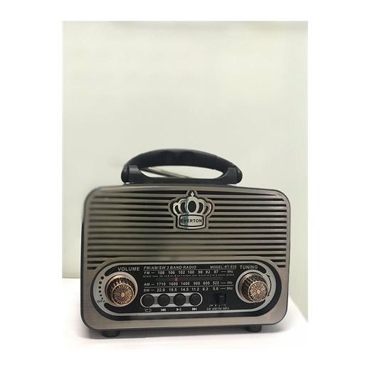 Everton Rt-830 Güneş Enerjili Panelli Bluetooth Fm-Usb-Tf Card-Aux Nostaljik Radyo(550.20.20.0075)