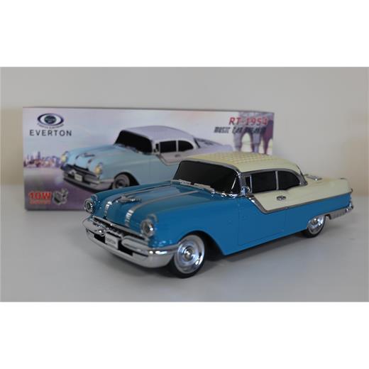 Everton Rt-1954 Mavi Arabalı Bluetooth Fm-Usb-Tf-Aux Şarjlı Nostaljik Radyo (550.20.20.0167)