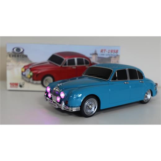 Everton Rt-1958 Zümrüt Yeşil (Emerald) Arabalı  Bluetooth Fm-Usb-Tf-Aux Şarjlı Nostaljik Radyo(550.20.20.0192)
