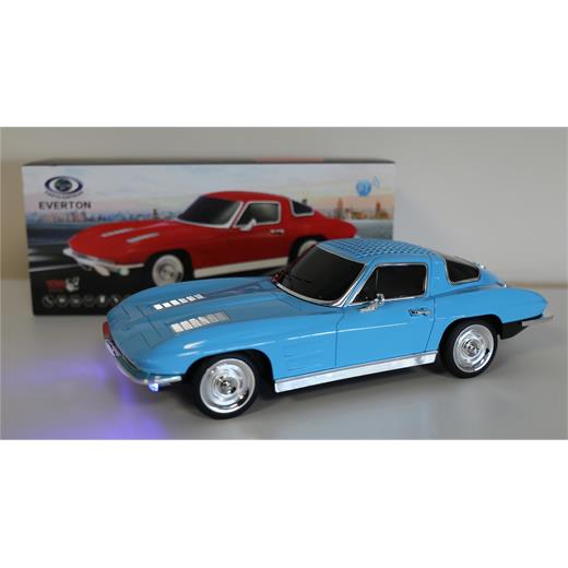 Everton Rt-1956 Mavi (Blue) Arabalı  Bluetooth Fm-Usb-Tf-Aux Şarjlı Nostaljik Radyo(550.20.20.0198)