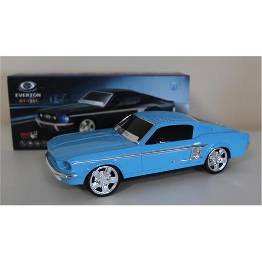 Everton Rt-1951 Mavi (Blue) Arabalı  Bluetooth Fm-Usb-Tf-Aux Şarjlı Nostaljik Radyo(550.20.20.0213)