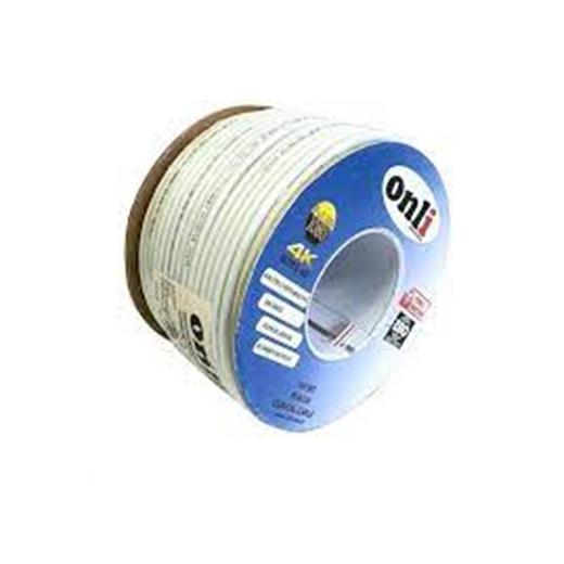 Onli On-8001 Rg6-U6 80 Tel 1,02 Ccs-Al 100 Metre Anten Uydu Kablosu (550.60.70.0028)