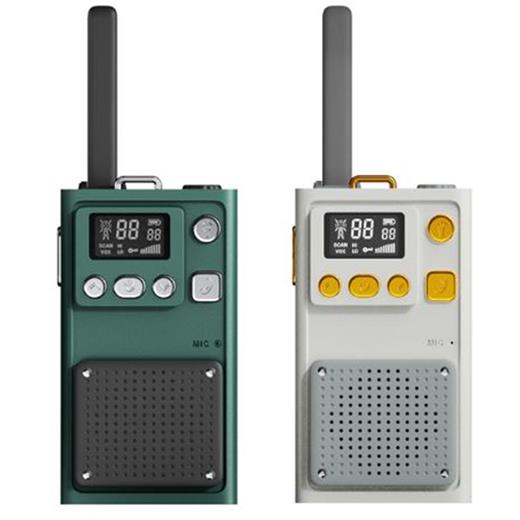 Wowkids W1A Çocuk Walkie Talkie 5 Km Green-Cream  Aaa Pilli Pmrtelsiz (550.80.10.0015)
