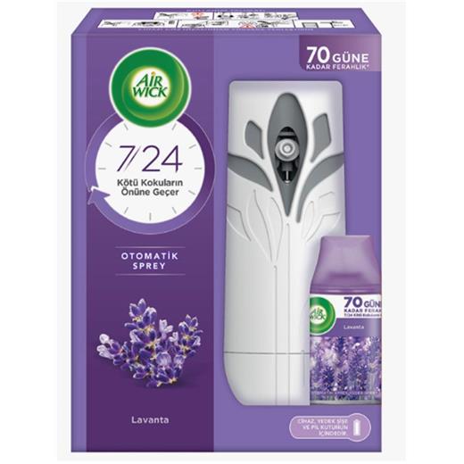Airwick Otomatik Sprey + Yedeği (Lavanta) Oda Kokusu (70 Güne Kadar Ferahlık)(650.50.40.0256)