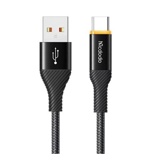 Mcdodo Ca-2380 Type-C 100W Power Off Süper Hızlı Data-Şarj Kablosu 5A 1.2M - Siyah(750.60.20.0064)