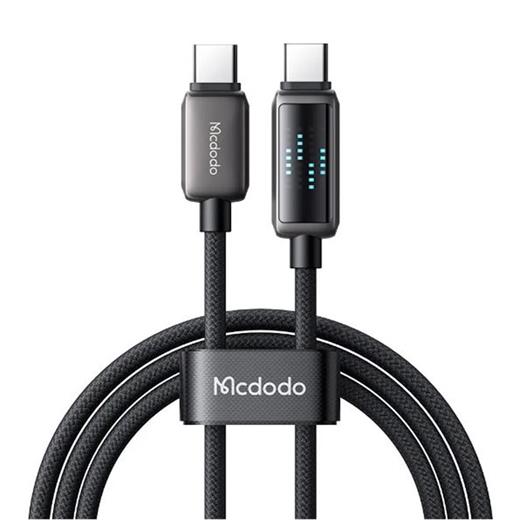 Mcdodo Ca-2630 36W Usb-C To Lıghtning Şarj Hız Göstergeli Şarj Ve Data Kablosu- 1.2 M Siyah(750.60.20.0078)