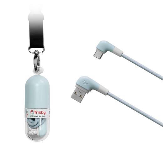 Frisby Fa-7560Tc Usb Data - Şarj Kablo - 8Pin Lightning (1.2M)(750.60.25.0110)