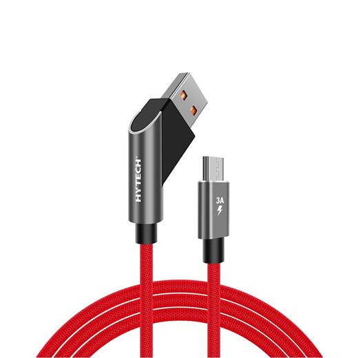 Hytech Hy-X215 3A Micro Usb 1M Kırmızı Data + Sarj Kablosu(750.60.25.0123)