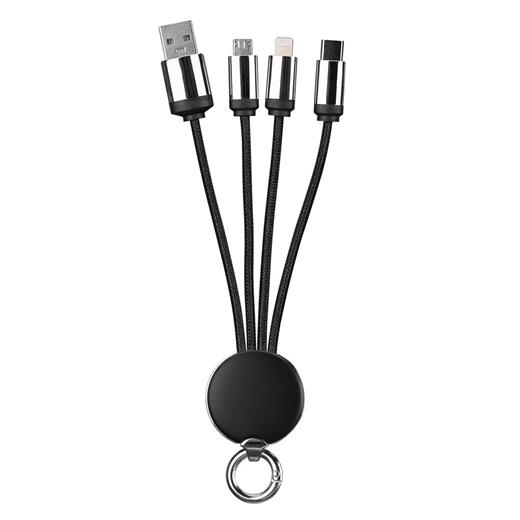 S-Link Sl-Cp110 20Cm 2A Microusb+Lightning+Typec 3 İn 1 Led Logolu Şarj Kablosu(750.60.25.0145)