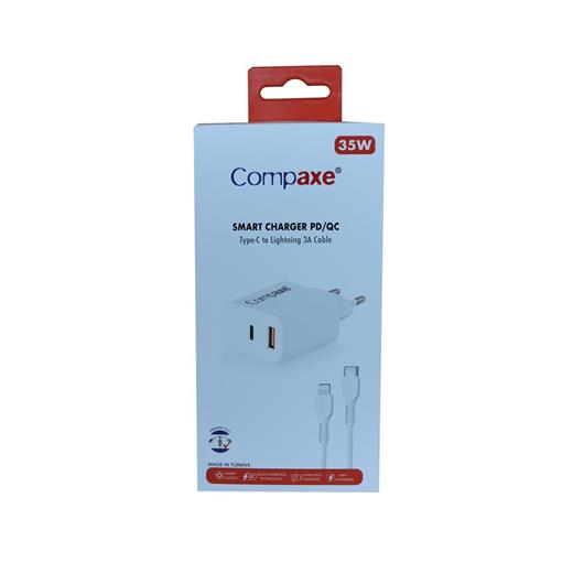 Compaxe Cta-350Tı 35W 5V 3A Pd-Qc+ Type-C To Lightning Şarj Kablosu(750.60.35.0081)