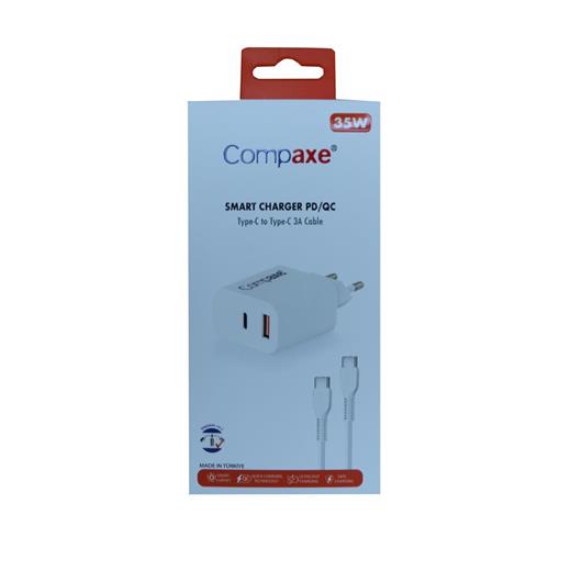 Compaxe Cta-350Tt  35W 5V 3A Pd-Qc+ Type-C To Type-C  Şarj Kablosu(750.60.35.0083)