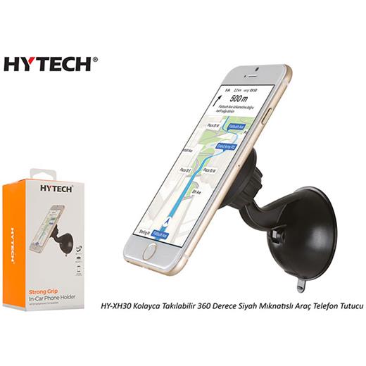 Hytech Hy-Xh30 Kolayca Takılabilir 360 Derece Siyah Mıknatıslı Telefon Tutucu(750.70.20.0008)