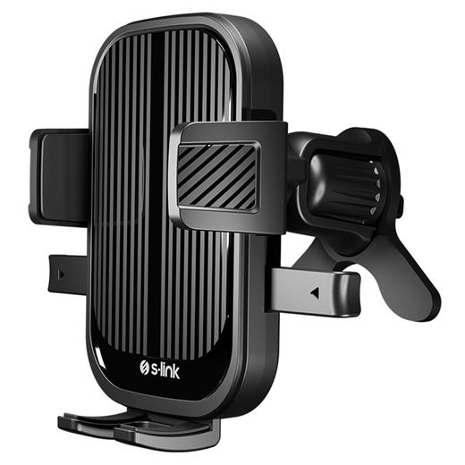 S-Link Sl-At84 Universal Ayarlanabilir Siyah Klima Izgara Üzeri Araç Telefon Tutucu(750.70.20.0032)