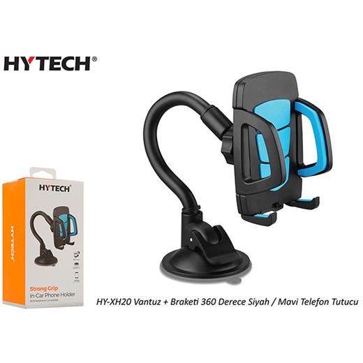 Hytech Hy-Xh20 Vantuz + Braketi 360 Derece Siyah-Mavi Telefon Tutucu(750.70.20.0068)
