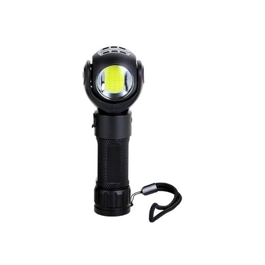 S-Link Sl-F860 3W Cob+3W Led Pilli Dönebilen Çift Başlıklı Manyatik Tutuculu El Feneri(800.20.10.0008)