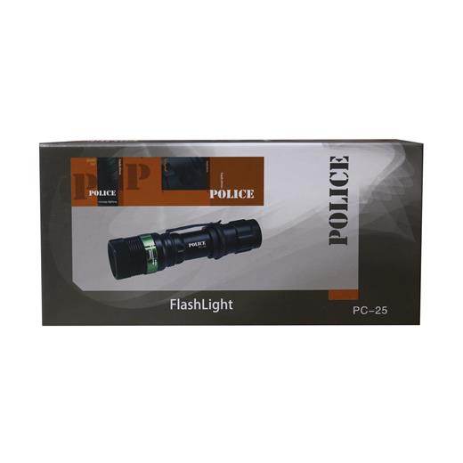 Polıce Pc-25 Cree Led + Zoom El Feneri ( 3 Tane İnce Kalem Pille Çalışır)(800.20.10.0026)
