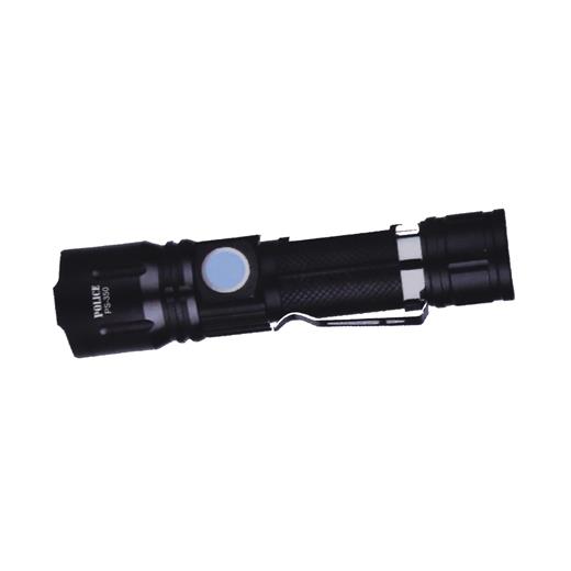 Polıce Ps-350  Zoom  Kırmızı İkaz Işıklı Ve Magnet Özellikli  Şarjlı El Feneri(800.20.40.0025)