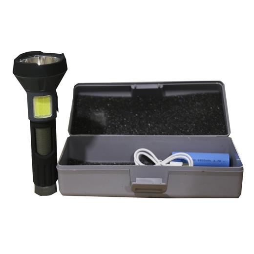 Polıce Ps-356  Enerji Göstergeli, Yan Aydınlatma Ve Powerbank Özellikli Şarjlı El Feneri(800.20.40.0030)