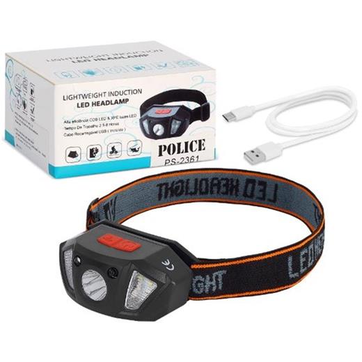 Polıce Ps-2361 Sensörlü Kafa Feneri(800.20.40.0039)