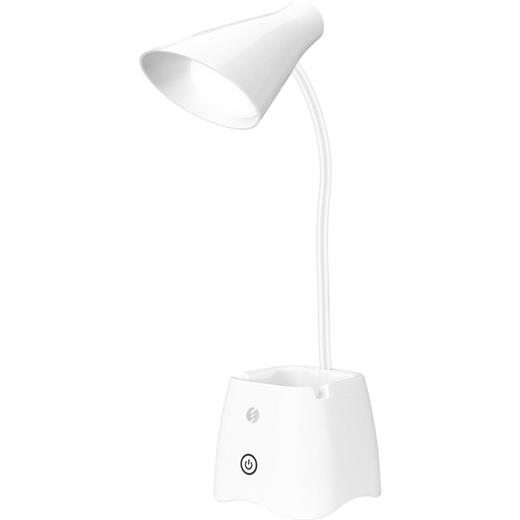 S-Link Sl-M9001 3Aa Pil Ve Usb Destekli Beyaz Masa Üstü 15 Smd Ledli Okuma Lambası(800.20.41.0019)