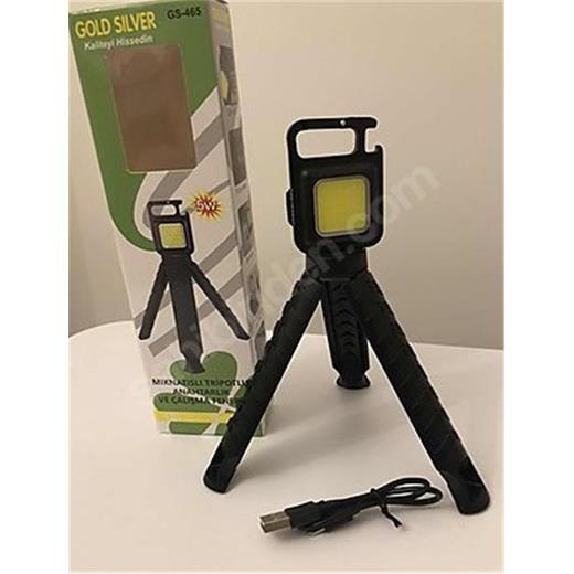 Gold Silver Gs-465 Tripodlu Fener(800.20.50.0037)