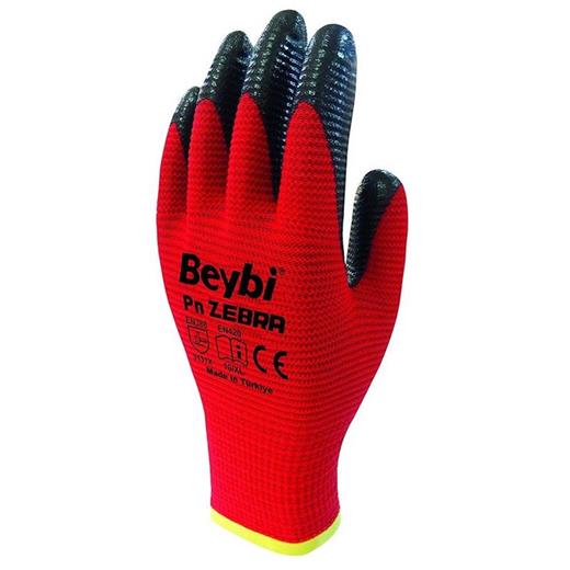 Beybi Nitril Pmk Pn5 Kırmzı Siyah 9 Beden 12Li Paket(800.40.10.0044)